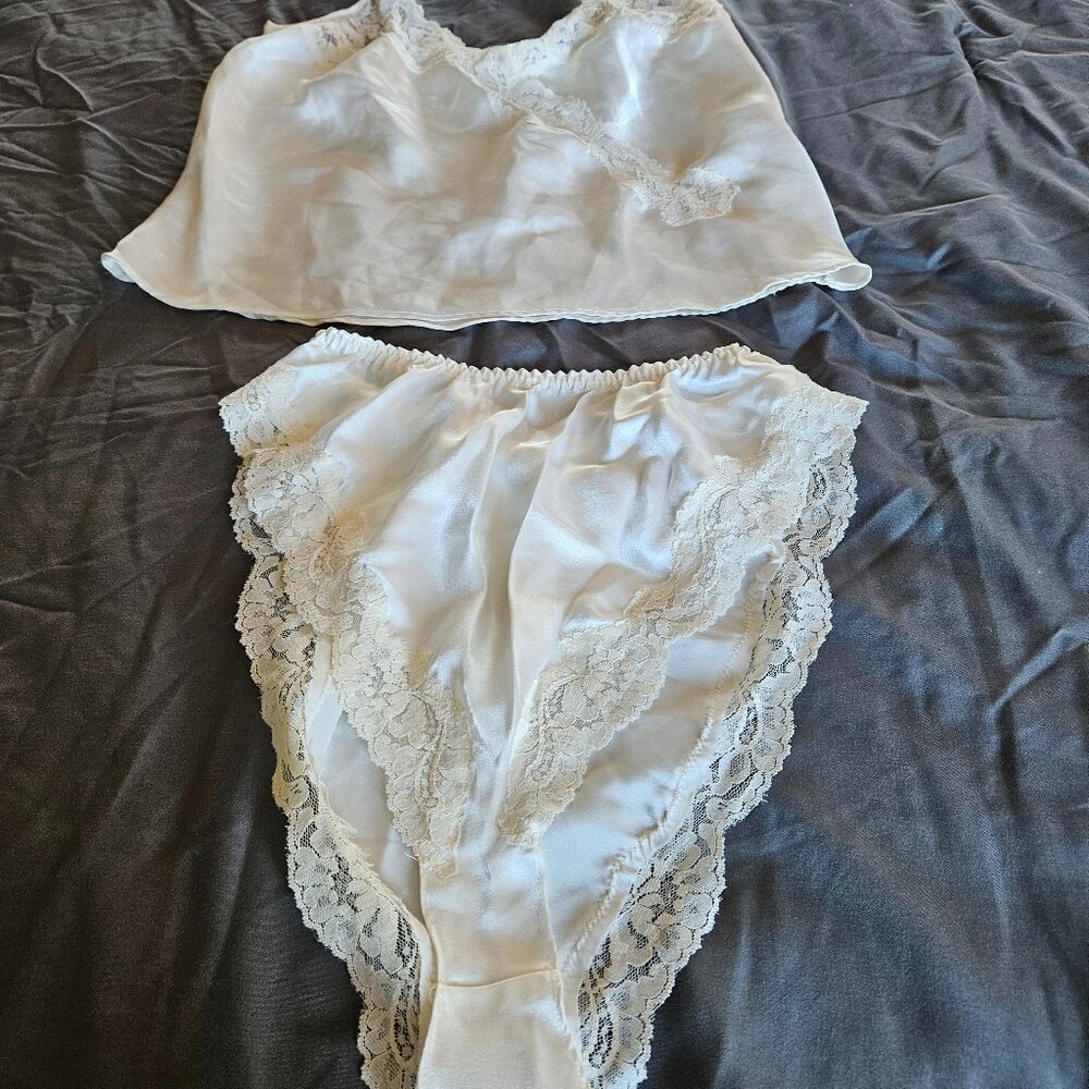 Victoria's Secret Satin and Lace Cami Set